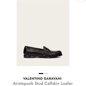 MAJOR ISO !!!! Men’s 46 Valentino Garavani Aristopunk Black Studded Loafers